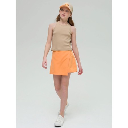Bathing shorts for girls, height 122 cm, peach color-5