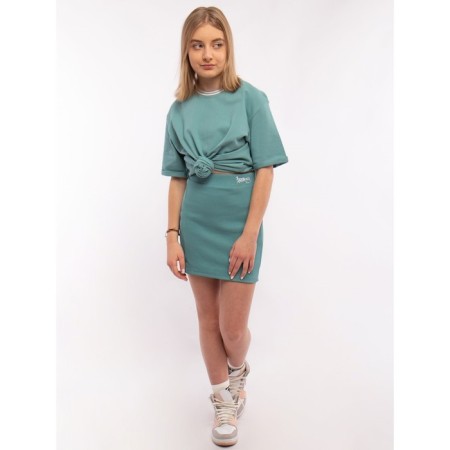 Skirt for a girl, height 152 cm, mint color-4