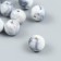 Plastic beads "Divorces. Gray" set 20 g d = 1.6 cm