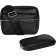 Cross-Bodi bag with Mumi zipper, external pocket, black color