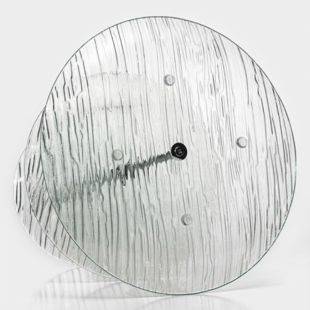Fruitor glass three -tier round share "Texture", D = 24/20/15 cm-5