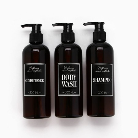 A dispenser for shampoo, air conditioning, shower gel Bathroom Visual, 300 ml., 3 pcs.-6