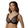 Women's bras of Lengy, size 80c, black color with silver peon
