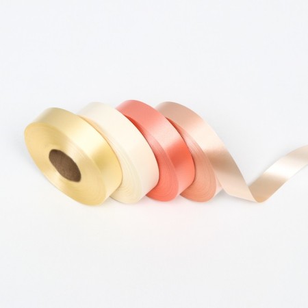 Tape for decor and gifts, cream mix, 2 cm x 45 m-2