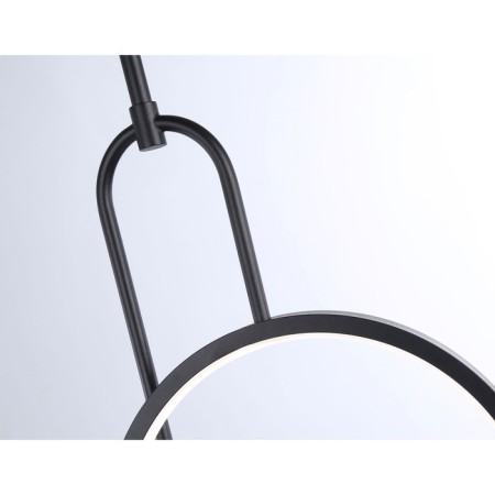 LED LED SCRECTION OF AMBRELLA LIGHT, LINTECH, FL66435, LED, 13 W, 975LUM, 4200K, Black Color Black-3