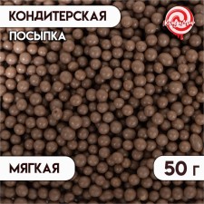 Sprinking confectionery in color glaze, for yogurt, milk, 50 g