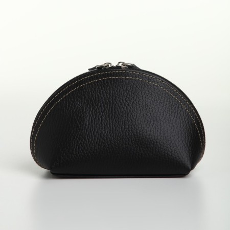 Cosmetic bag with lightning Textura, black color-2