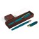 Ballic handle, 0.5 mm, BrunovisConti Monaco, blue rod, Soft Touch Wave, in case