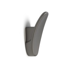 Furniture hook Cappio Plate, one -rod, graphite color