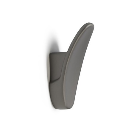 Furniture hook Cappio Plate, one -rod, graphite color