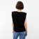 Women's T-shirt Minaku "Heart" Color Black, Rr. 44
