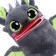 Soft conflict toy "Dragon Tolea", black
