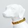 Collar with backlight tiger 3 glow modes, size L, Osh 48-60 x 2.5 cm orange