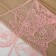 Lace on a grid, 145 mm × 11 ± 1 m, pale pink color