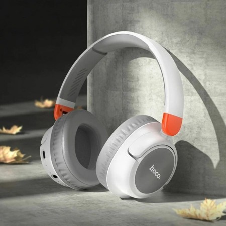 Hoco W43 headphones, wireless, full -size, Bluetooth 5.0, 250 mAh, white-3