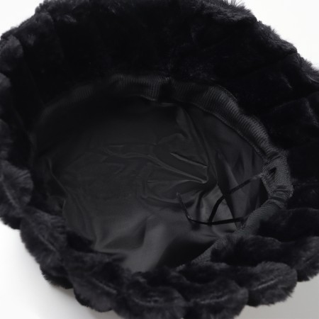 Panama winter minku, black color, rr 56-58-3