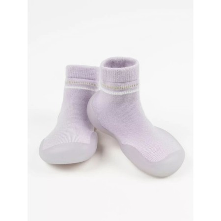Boots-knees children's First STEP with a breathing sole, size 24, lavender color