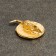 Souvenir purse "Golden mouse on a coin", tin, 0.6x2.2x1.6 cm