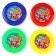 Flying saucer 18cm "Your Friends" in showbox