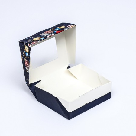 Box a gift New Year's folding "toys", 10 x 8 x 3.5 cm.-3
