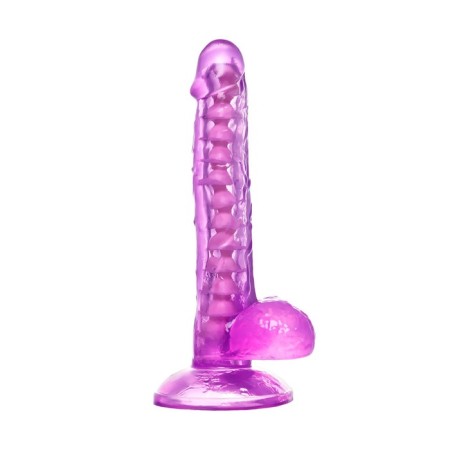 Realistic phallimitator A-Toys byfa Celiam, TPE, Purple color, 20.5 cm-1