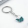 A keychain for children, metal "butterfly", 7.2 x 1.4 cm