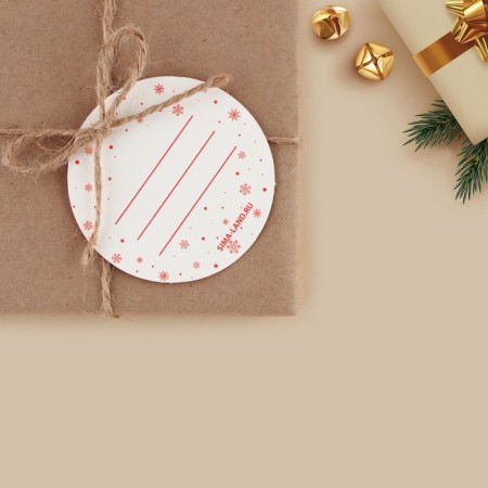 Schildik decorative for a gift “A miracle will happen!”, 7 x 7 cm, New Year-3