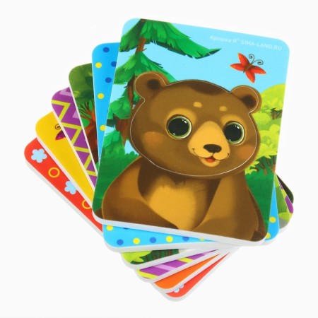 Set for bathing 2 in 1 forest adventures: book Coloring and Puzzles - Sorter. I am crumbs-15