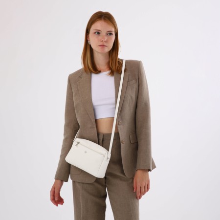 Women's bag with lightning, white color-9