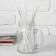 Cocktail tubes, set 12 pcs., White color