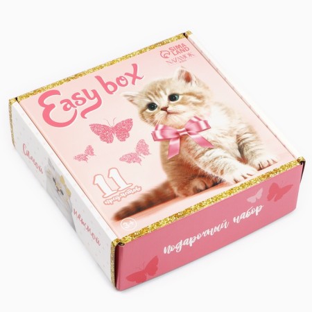 Подарочный набор для девочки с сумкой Easy box «Котята»-3