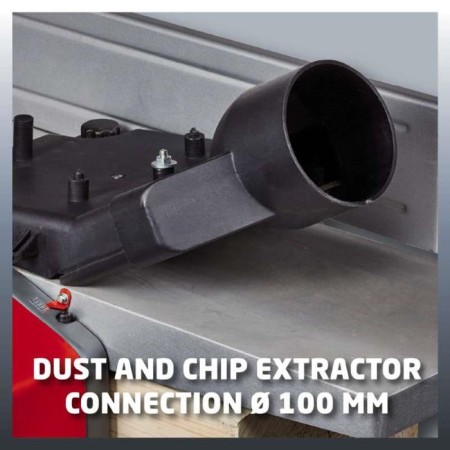 Stationary rubberket Einhell TC-SP 204, 1500 watts, 9000 rpm, 6 m/min, d = 100 mm-1