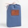 A set of pillowcases Ethel 50*70 cm - 2 pcs, col. Blue, Zhart cotton, 140g/m2