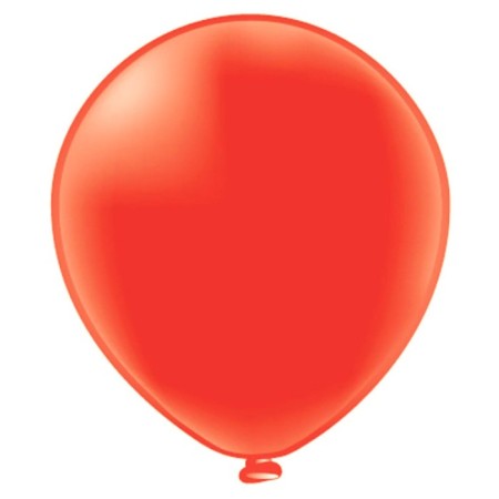 Latex ball 12 ", pastel, red color, set 50 pcs.-1