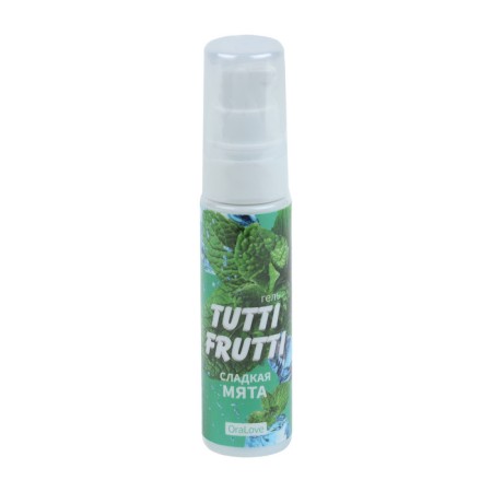 Tutti-Frutti Oralove gel male sweet mint, water-based, edible, 30 ml-3