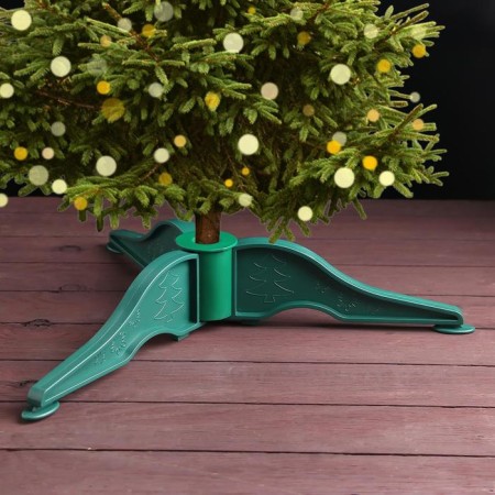 Stand for artificial Christmas tree (D = 2 cm), small, D = 50 cm, dark green color