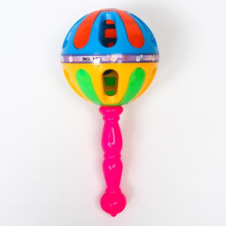 The rattle "Bright Marakas", 17.5 cm, color mix, crush me-1