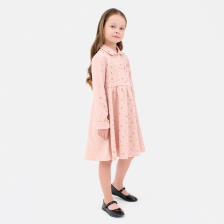 Платье детское KAFTAN "Сердечки", р. 38 (146-152), розовый-1