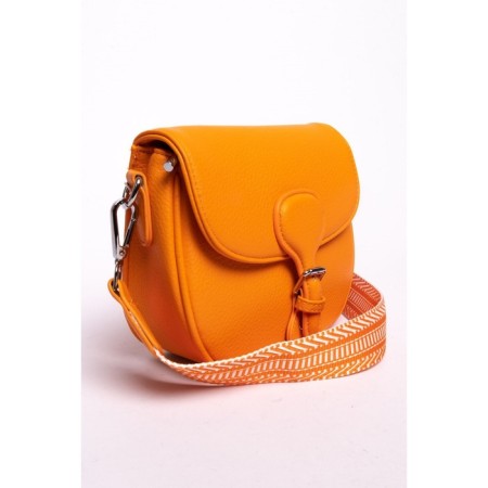 Cross-Body Bag, eco-leather, ludor orange, 21x8x18 cm-1