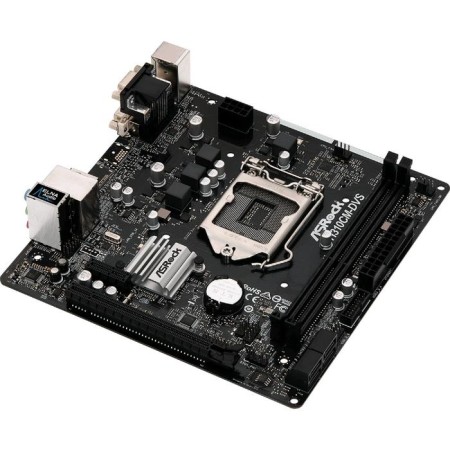 ASROCK H310CM-DVS, LGA1151V2, H310C, 2XDDR4, VGA, DVI, MATX-2