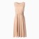 Women's dress with Minaku belt: casual collection beige color, pr 48