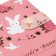 Notebook Gift Book 96l, line, with a knife, cut with a pattern of the cover, flowers (12.9x9cm) 10539