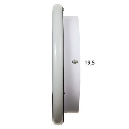 Bra 2509/1 LED 15W 3000/4000k black and white 24x24 cm-5