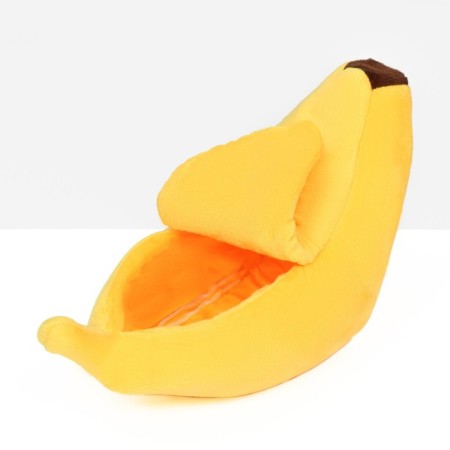 Lynchik-Domik for animals "Banana", 40 x 15 x 10 cm, yellow-4