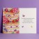 Postcard "On Birthday" Tiring, Cake, 12 x 18 cm