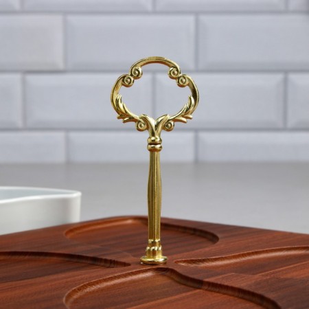 Menzhitsa "Royal Service", 4 pcs: 300 ml, wooden base, porcelain, Iran-5