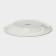 Porcelain porcelain plate with a thickened edge Magistro la Perle, D = 16 cm, white color