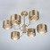 Pallada 6x60W E14, bronze 76x76x45 cm