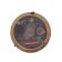 Table curly clock "Guitar with puppiture", discrete move, D-3 cm, 19 x 8 cm, AG5