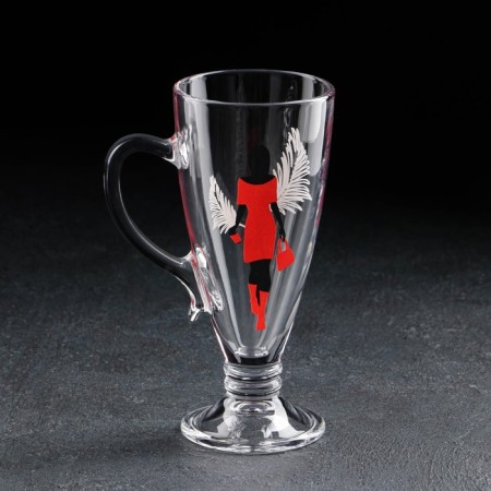 Glass Miss "Miss", for tea/coffee, 250 ml, mix-3